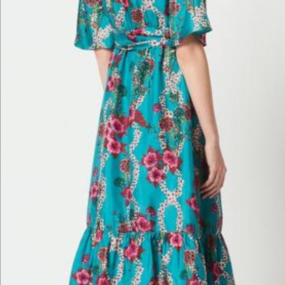 Sandro Kimo Wrap Floral Midi Dress - 50% off MSRP! - Picture 5 of 5